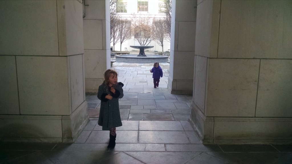 Girls at the Library